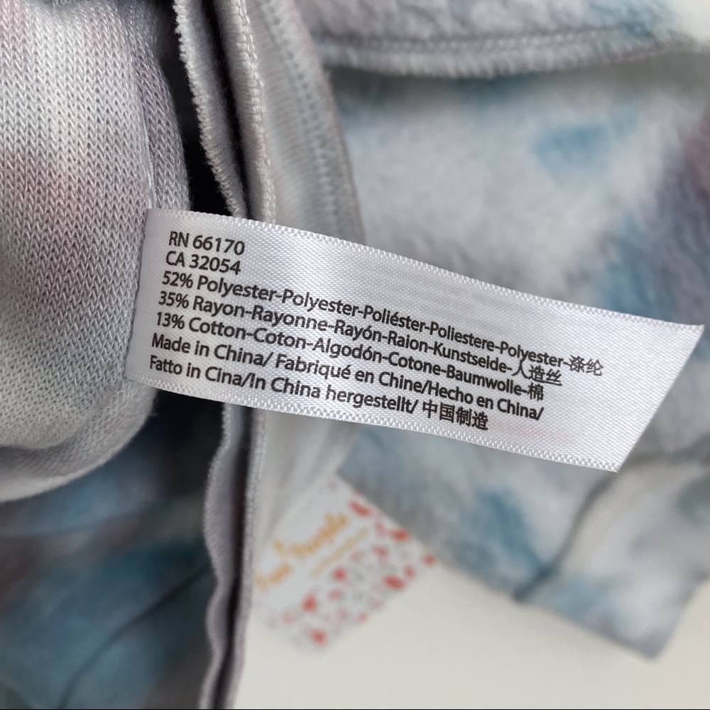 Free People Kelly Washed Tie Dye PJ Set in Ocean - Picture 8 of 8